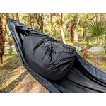 Go Outfitters Hammock Gear Loft – Packed Black Hammock in Nature