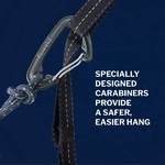 Eno DoubleNest Hammock – specially designed carabiners provide a safer, easier hang