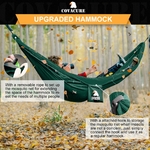 Covacure Upgraded Hammock with Built-In Mosquito Net