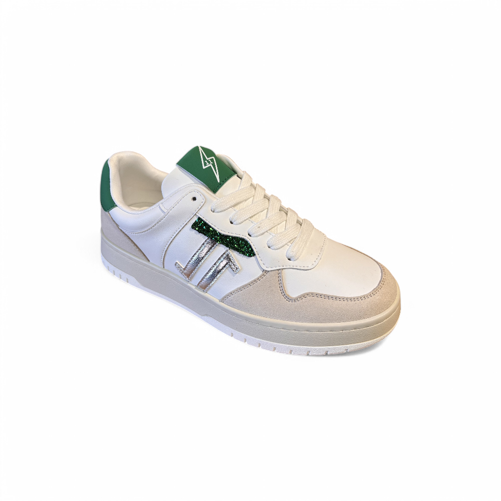 basket-cl90-lacet-gris-vert-strass