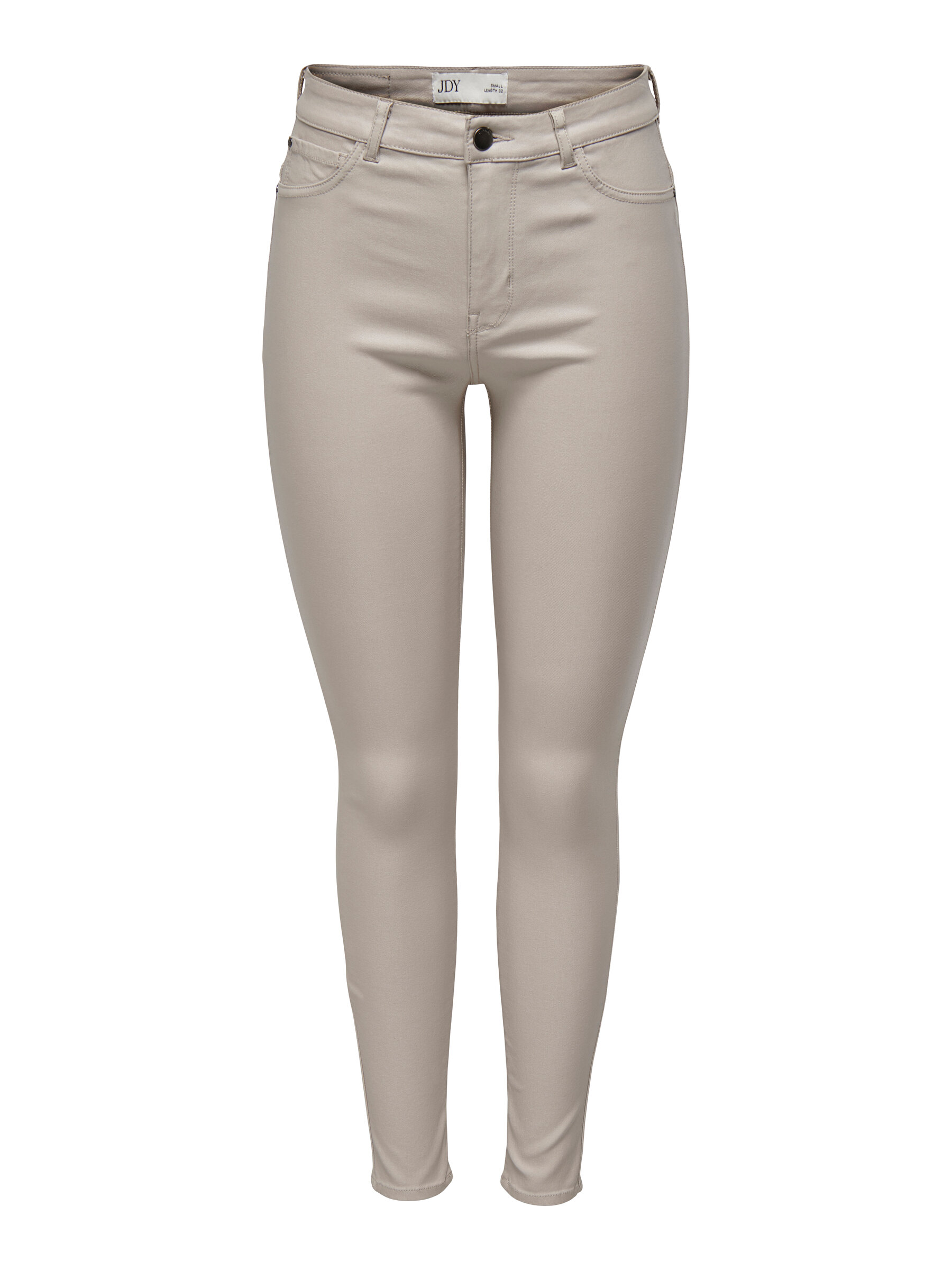 Pantalon simili cuir gris clair JDY