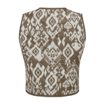 Gilet Tiger JDY beige 1