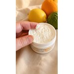 Texture du Baume aux Agrumes au beurre de karité et à l’huile d’argan, parfumé aux agrumes
