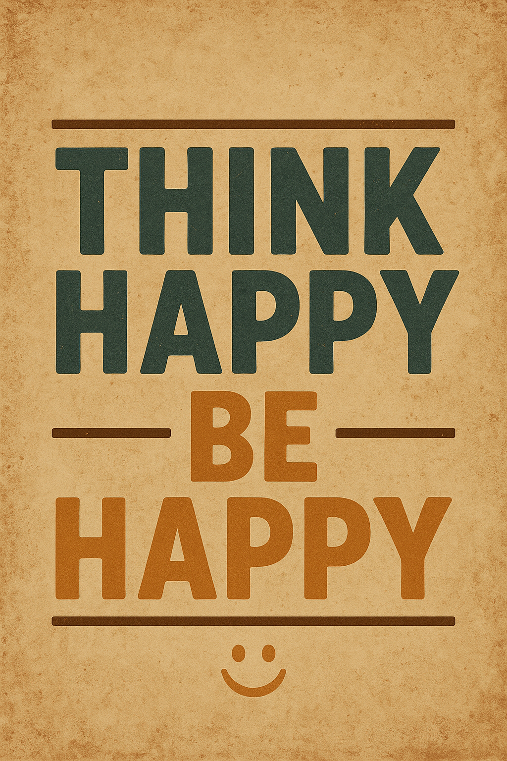 affiche typo vintage