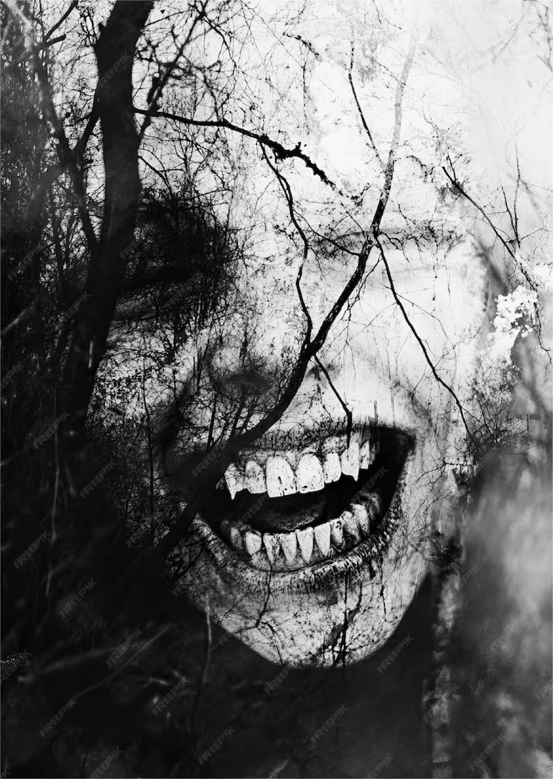 Sticker Femme Zombie