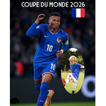 affiche personnalisée Mbappé et toi coupe du monde 2026