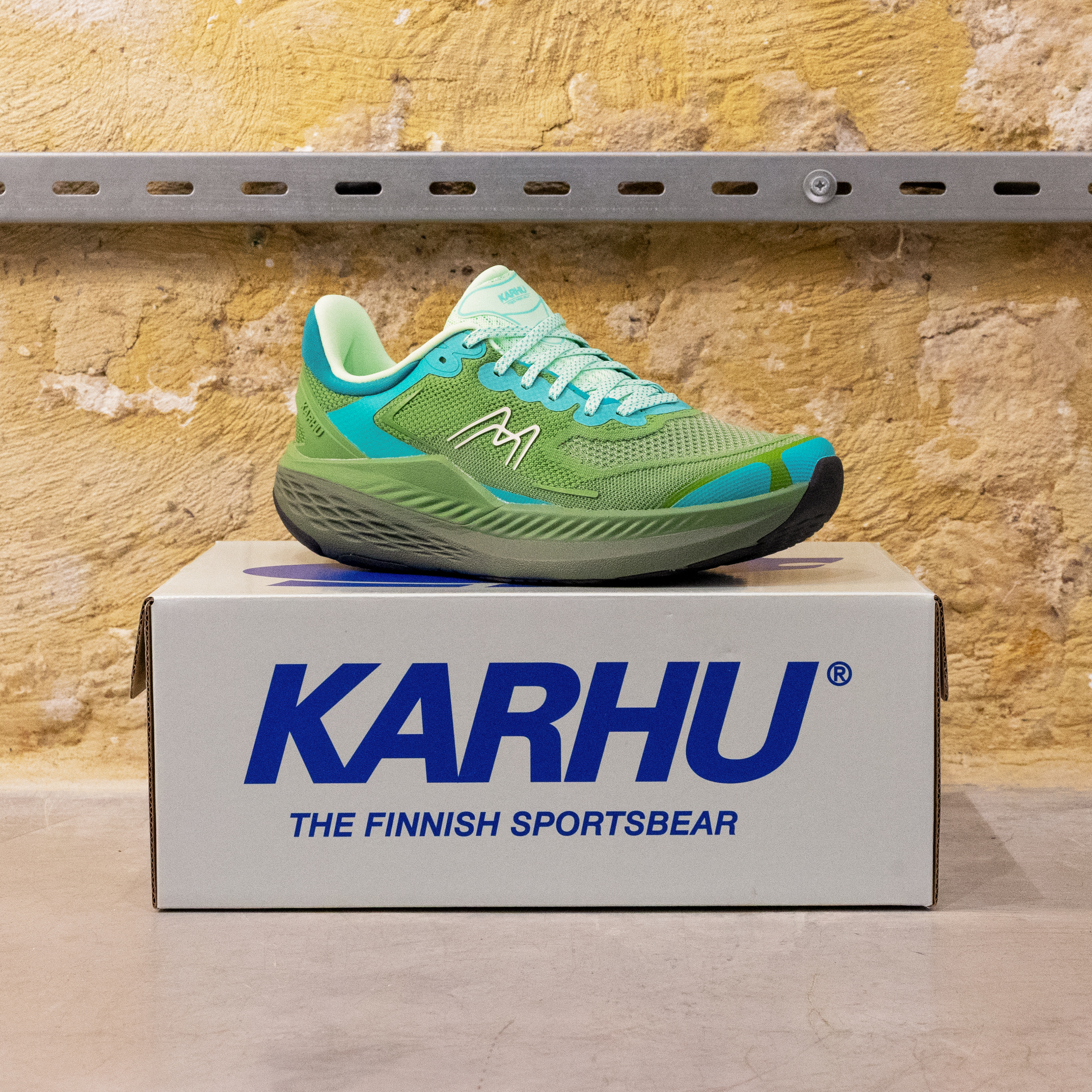 MESTARI RUN LS  SALTED LIME PATINA GREEN boite