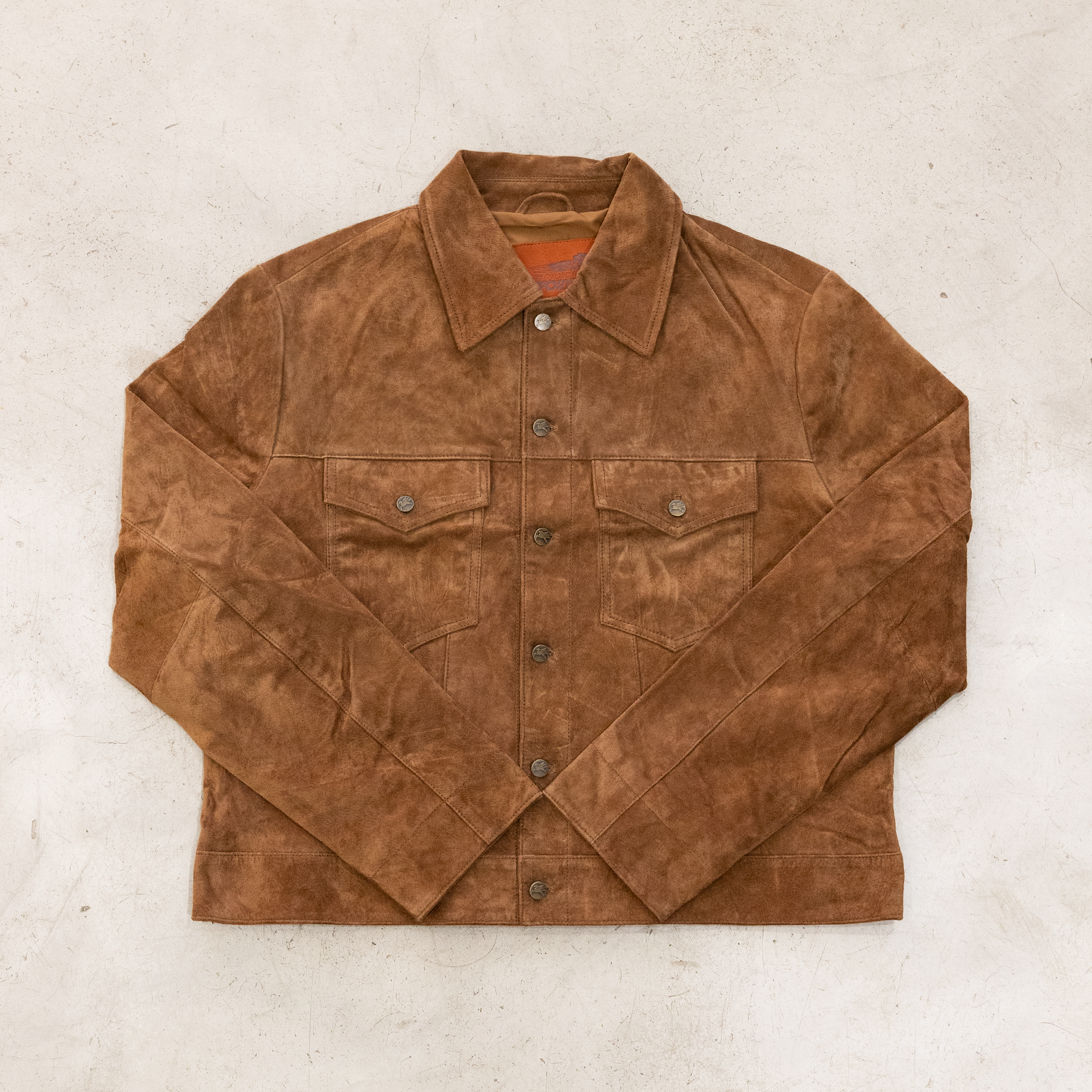 GOODIES SPORTIVE PREMIUM KOMBU REAL SUEDE JACKET VUE face