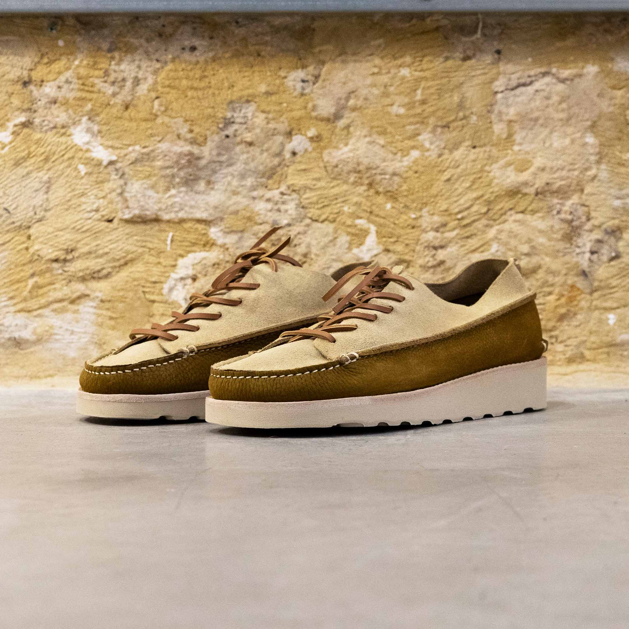 Zardus Alves 2 Nubuk Moss Suede Senape vue paire dvnt