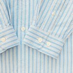 GOODIES SPORTIVE Blue Oxford Shirt vue manche