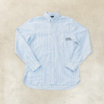 GOODIES SPORTIVE Blue Oxford Shirt vue face