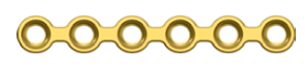6 trous Mid Face Plate (Micro) MILAE