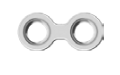 2 trous Mid Face Plate (Mid) MILAE