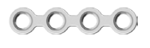 4 trous Mid Face Plate (Mid) MILAE