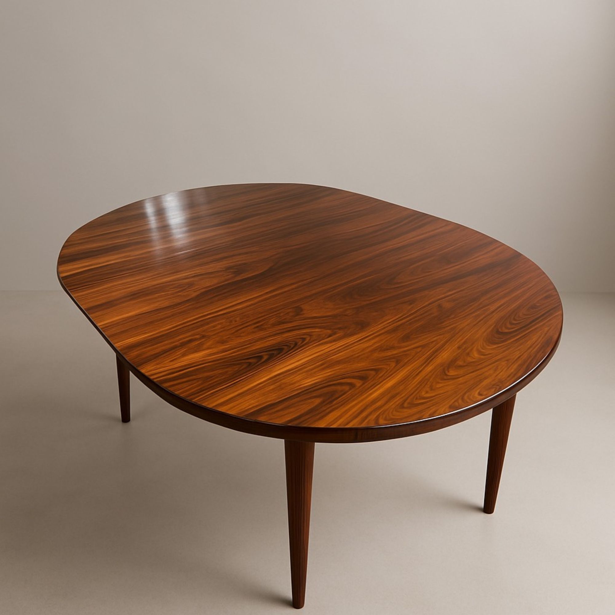 Table ronde palissandre par Kjaernulf
