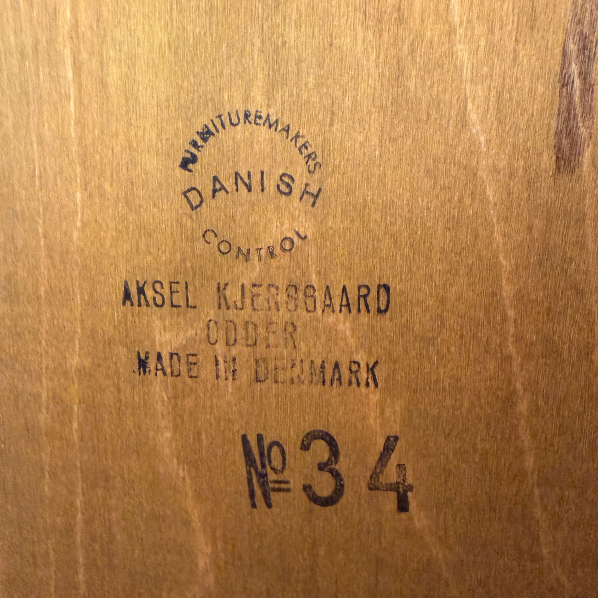 kai_kristiansen_aksel_kjesgaard_mod_34_palissandre  étiquette