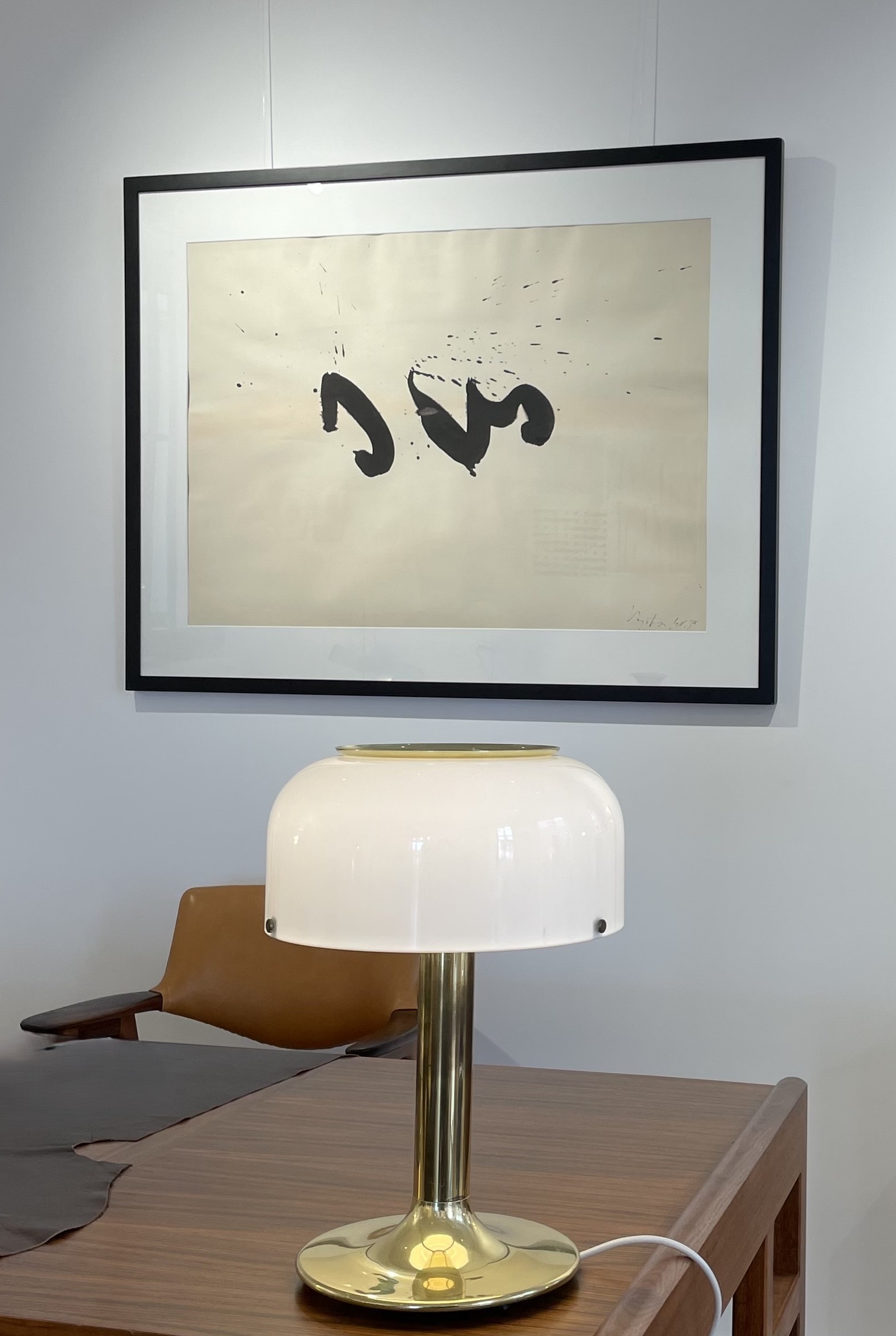 Jean Degottex 1959 Bande Rose encre sur papier 3