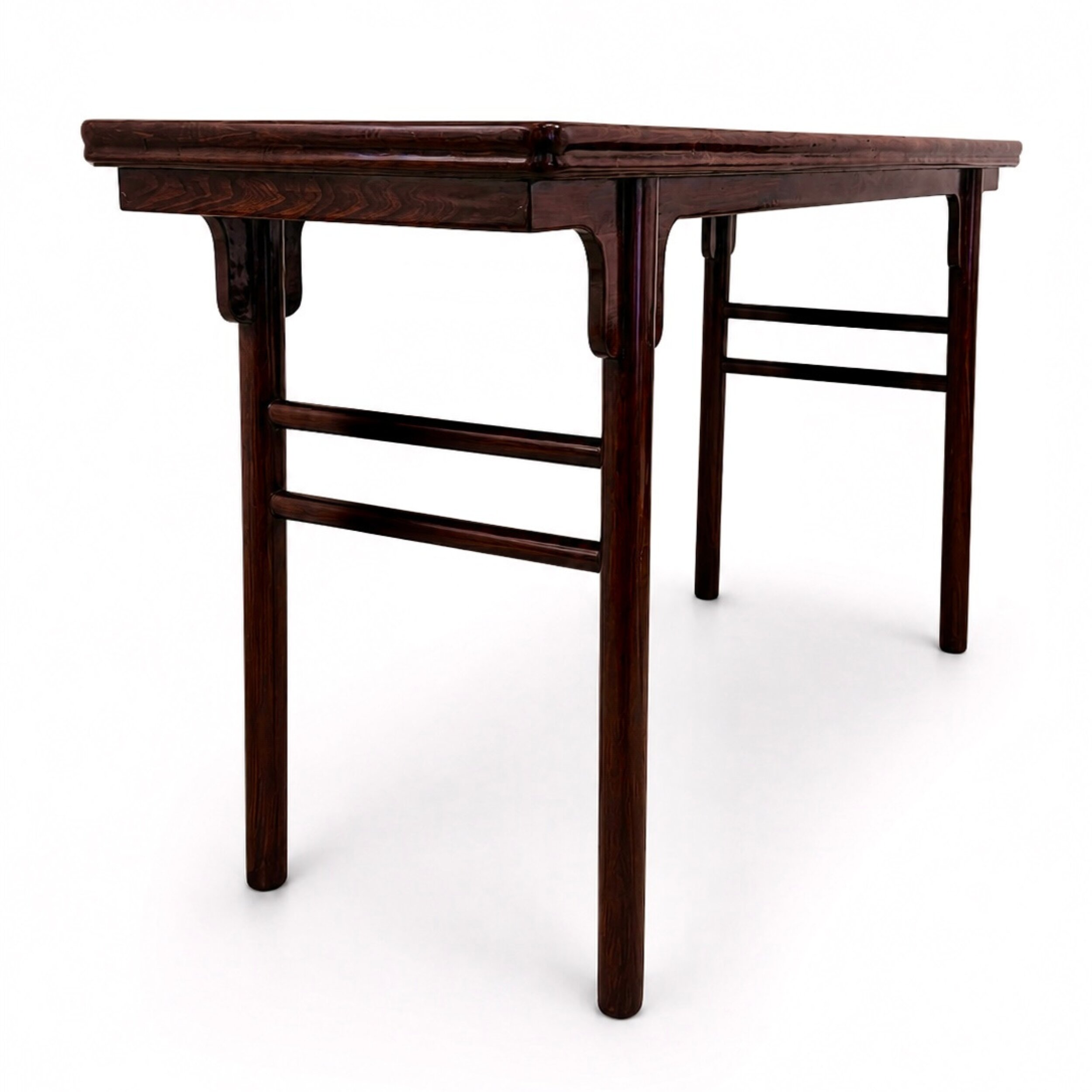 Console chinoise en orme_Meuble de lettré_XVIIIè_4