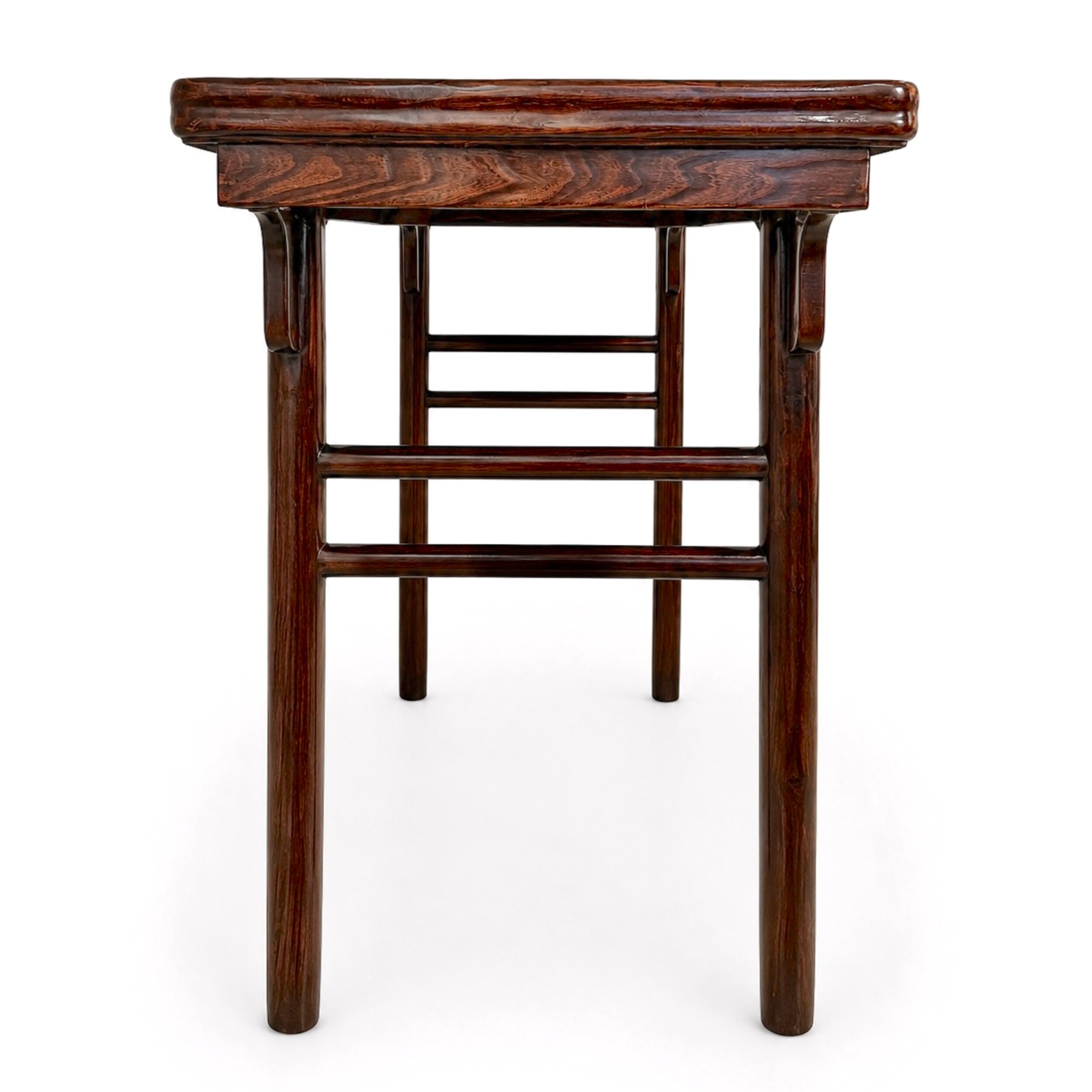 Console chinoise en orme_Meuble de lettré_XVIIIè_5