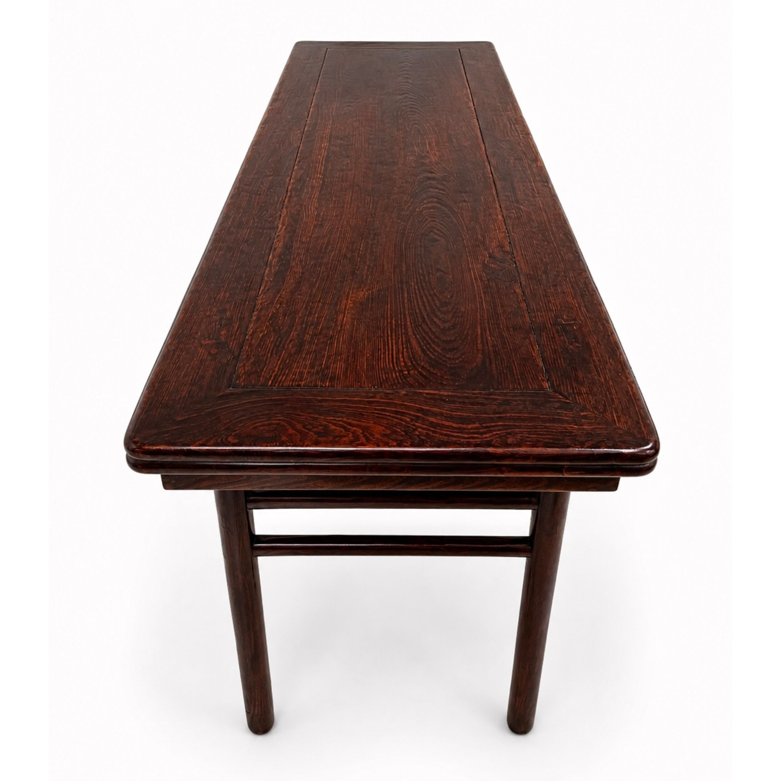 Console chinoise en orme_Meuble de lettré_XVIIIè_2