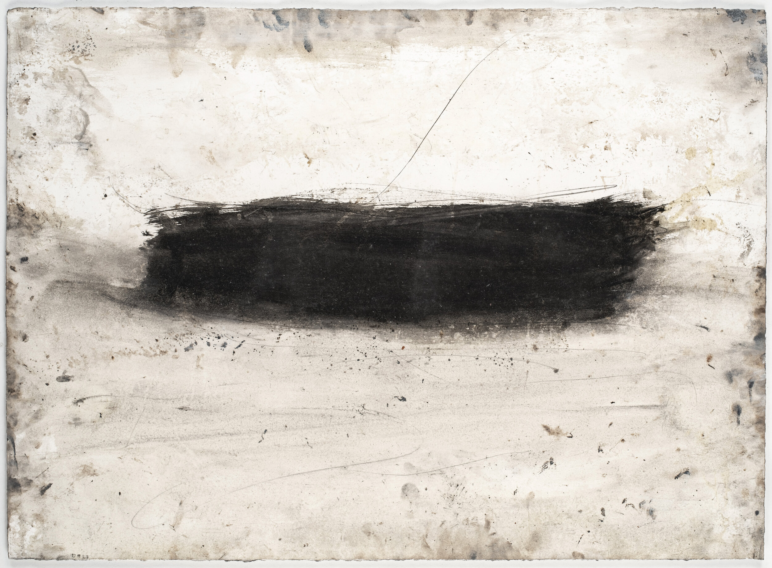 05_Denis_Martin 2023-2024_sans titre_caseine_crayon et huile sur papier_55x74cm