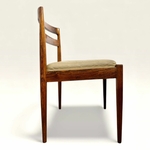 Chaises en palissandre et cuir par Kaï Kristiansen_Magnus Olesen_1960 3