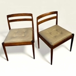 Chaises en palissandre et cuir par Kaï Kristiansen_Magnus Olesen_1960 9