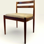 Chaises en palissandre et cuir par Kaï Kristiansen_Magnus Olesen_1960 1