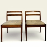 Chaises en palissandre et cuir par Kaï Kristiansen_Magnus Olesen_1960 8