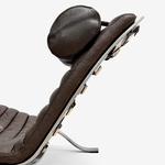 ARI fauteuil acier et cuir par Arne Norell_Norell AB_10
