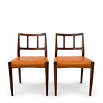 Chaises en palissandre & cuir_Johannes Andersen_Uldum Møbelfabrik_1960_4
