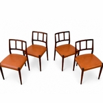 Chaises en palissandre & cuir_Johannes Andersen_Uldum Møbelfabrik_1960_3