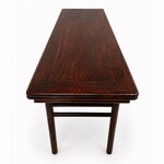 Console chinoise en orme_Meuble de lettré_XVIIIè_2