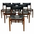 Chaises_vintage_palissandre_cuir_Arne_Vodder_1
