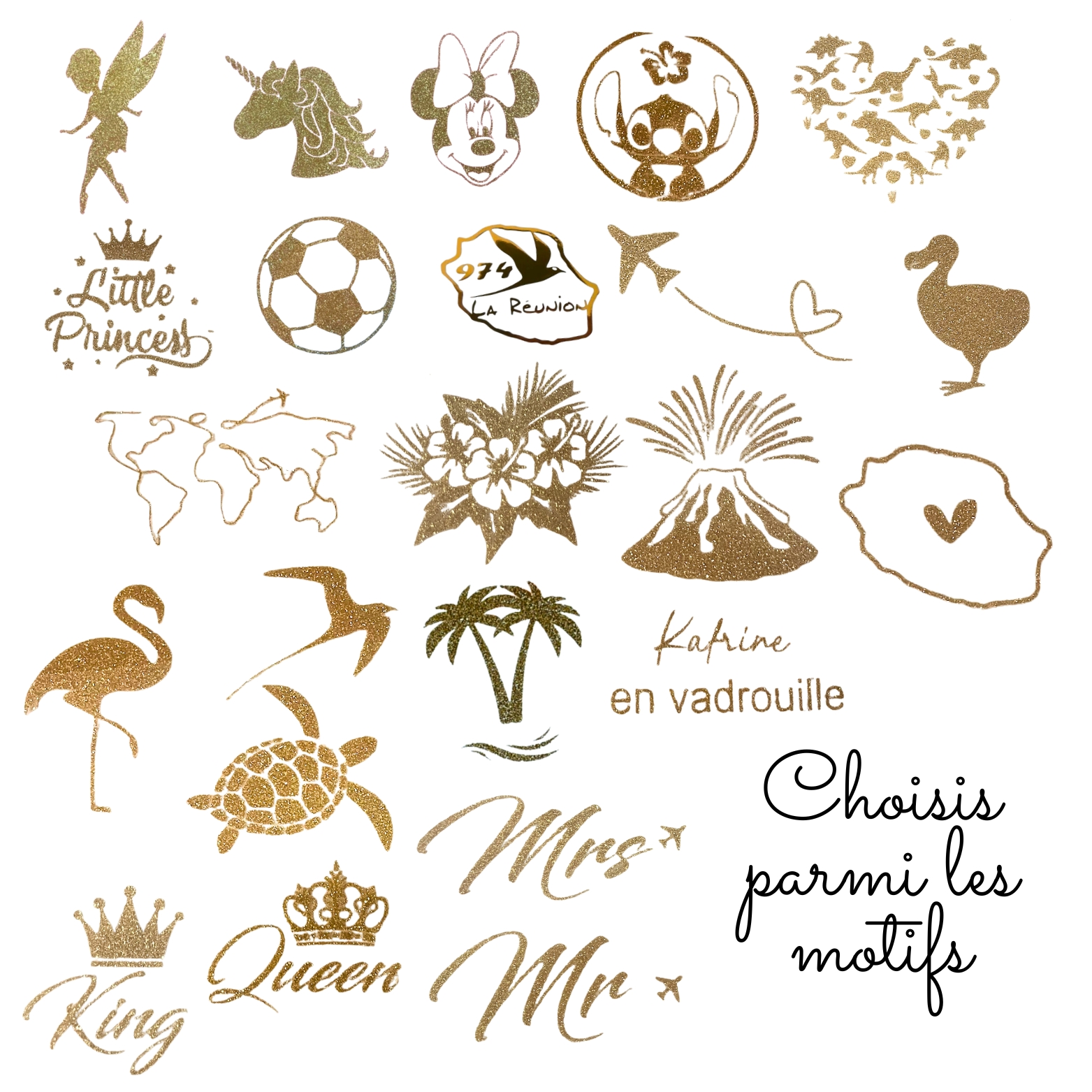 Choisis parmi les motifs
