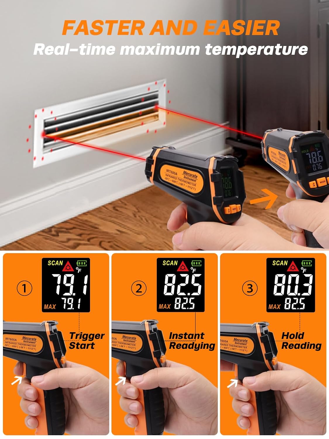 Temperature measurement from a distance