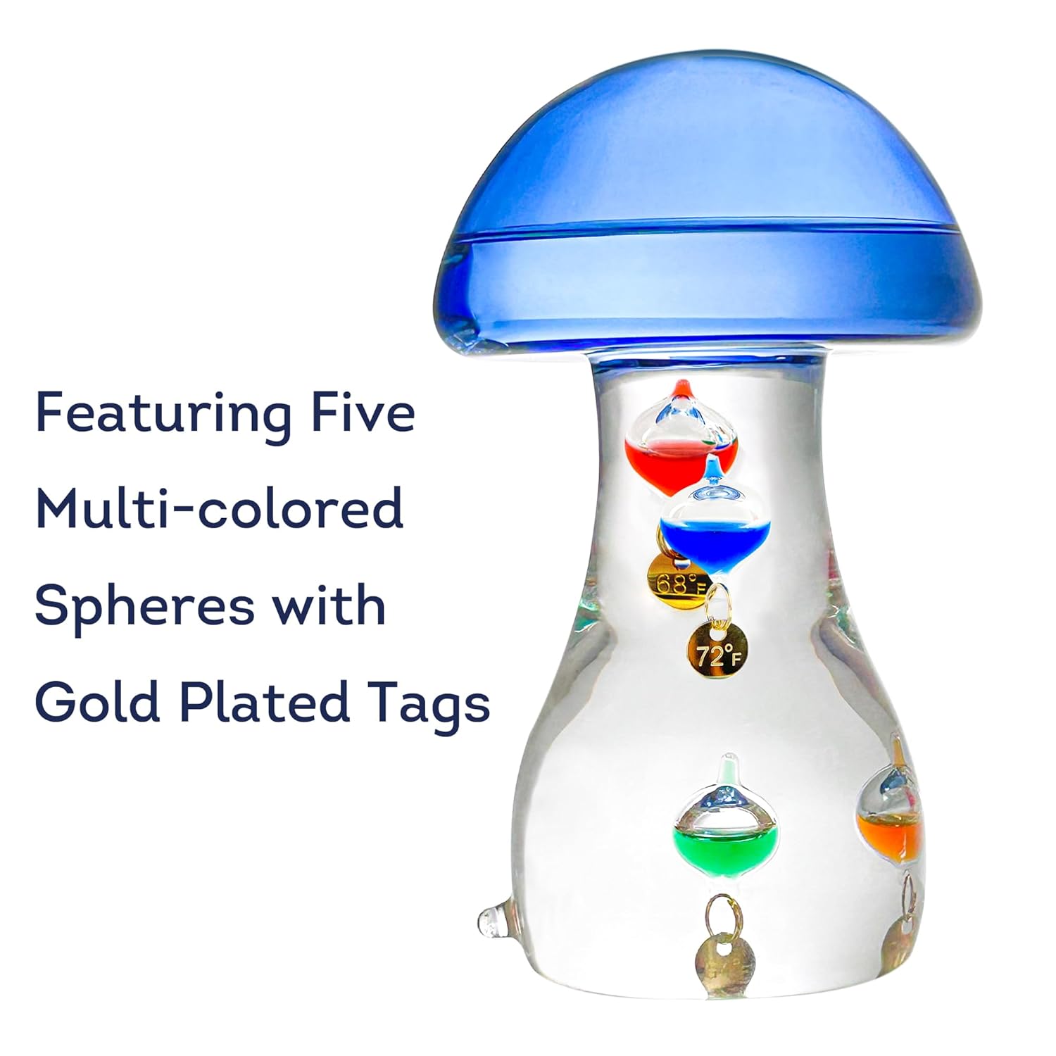 Measure temperature with mushroom style