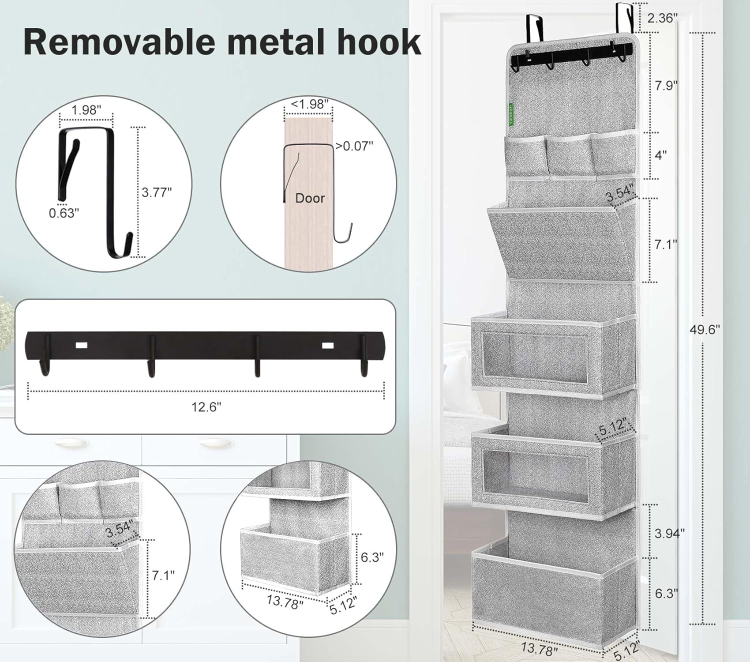 back of door room organizer
