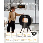 Safe to touch  Stays cool for safety