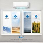 cost way heat pump Cools also