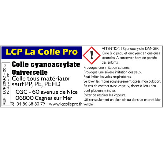 ETQ LCP universelle