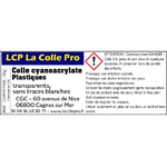ETQ LCP plastique