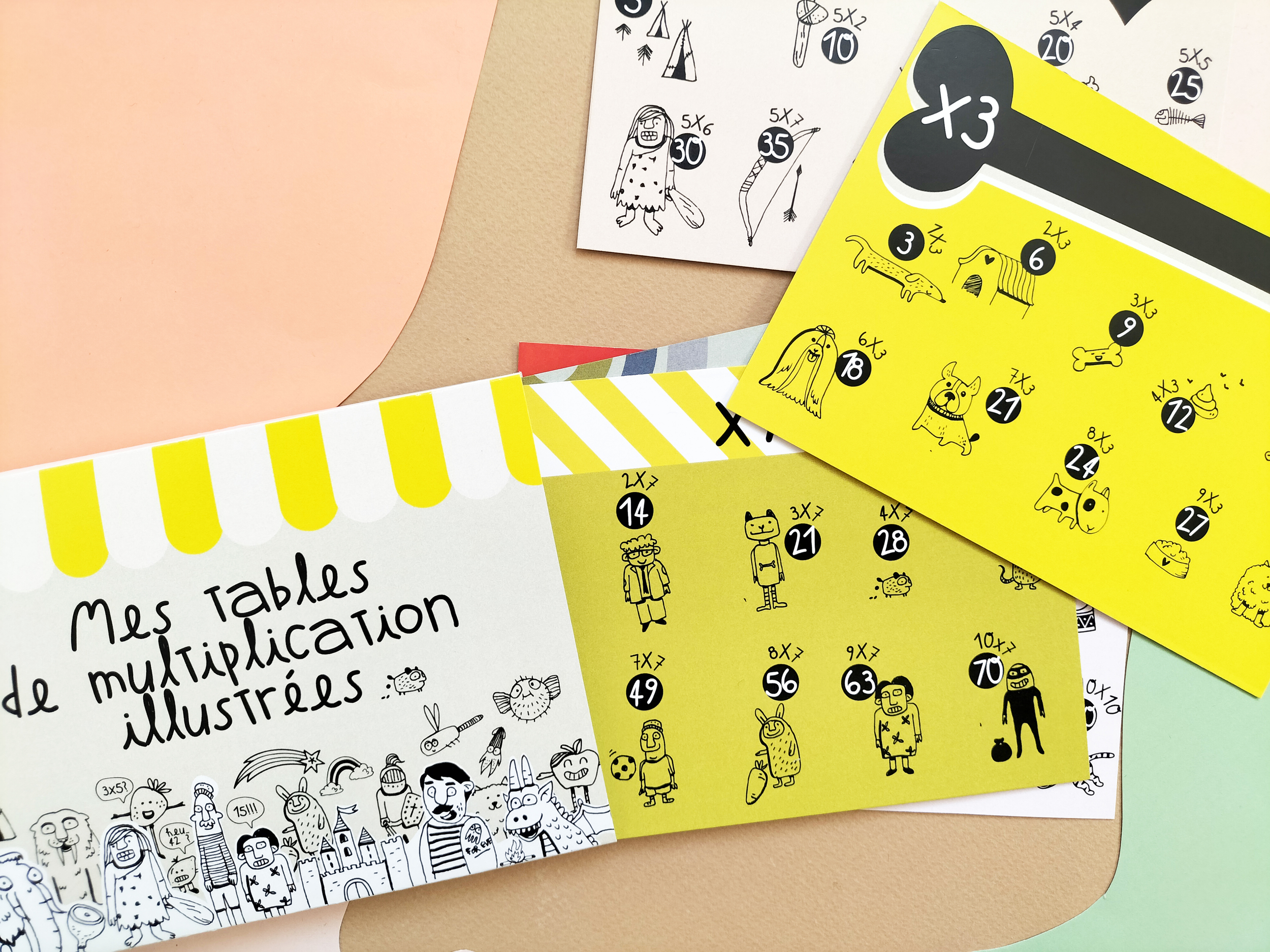 tables multiplications dessins 09