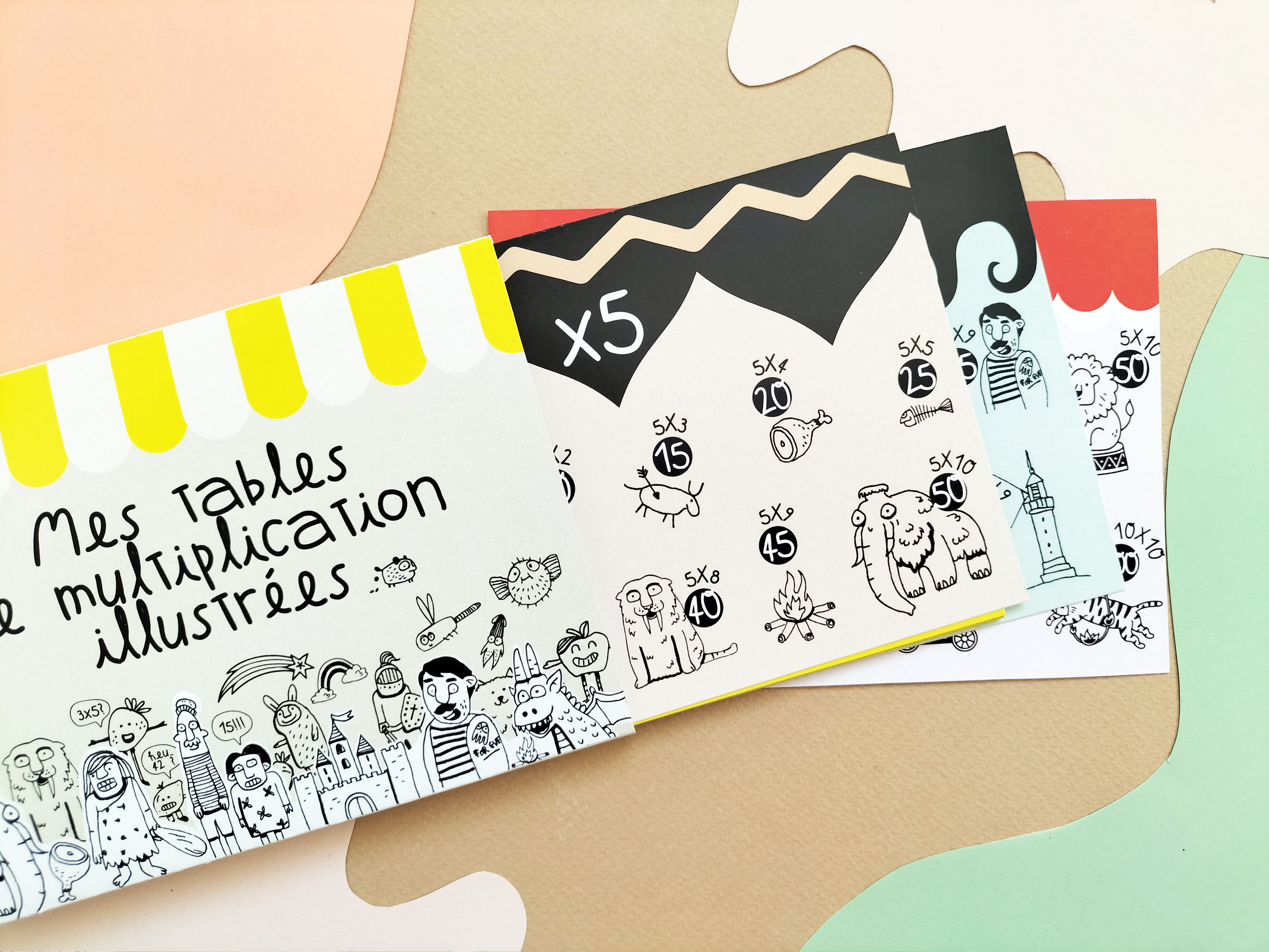 tables multiplications dessins 10