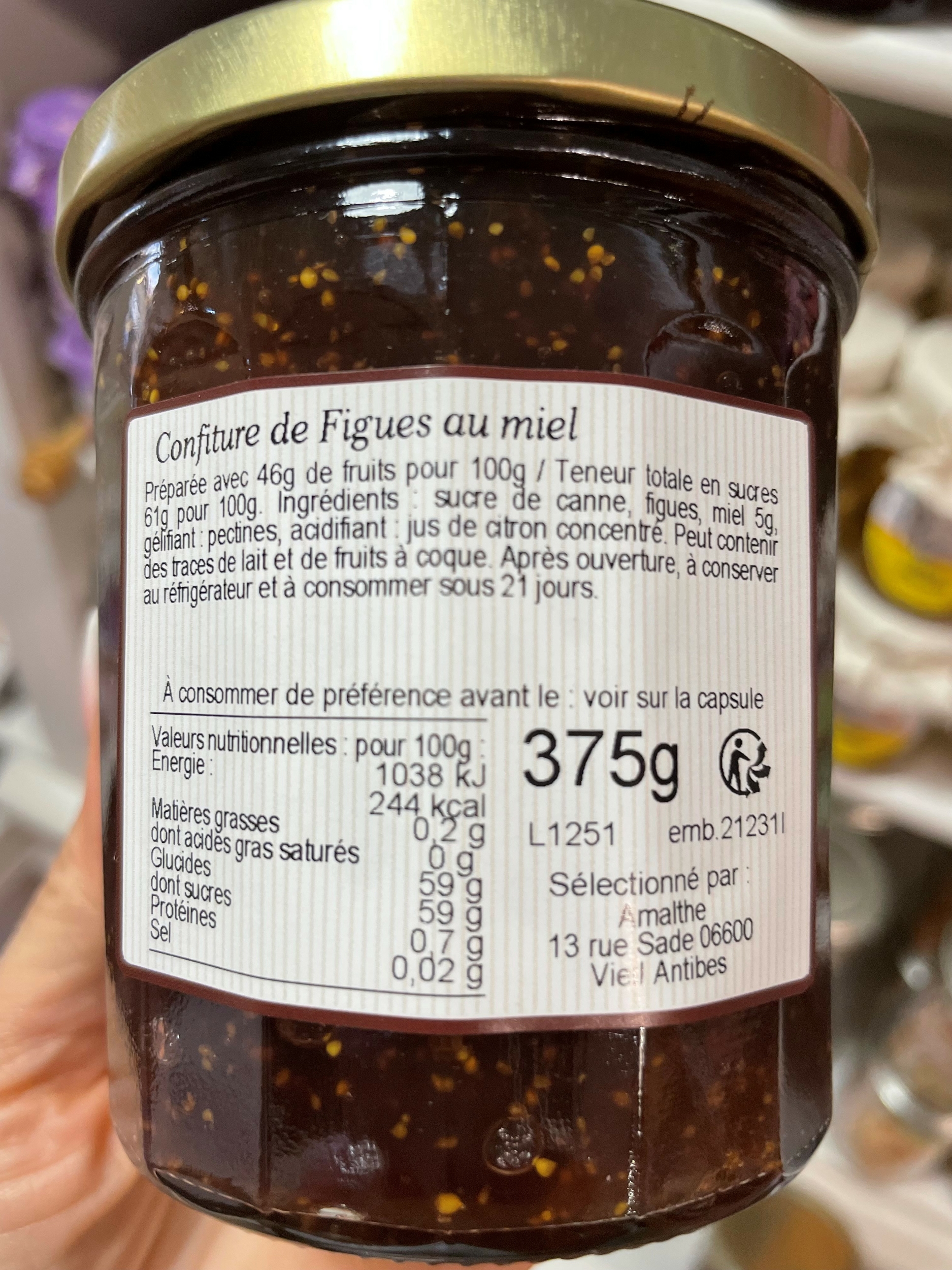 CONFITURE FIGUES