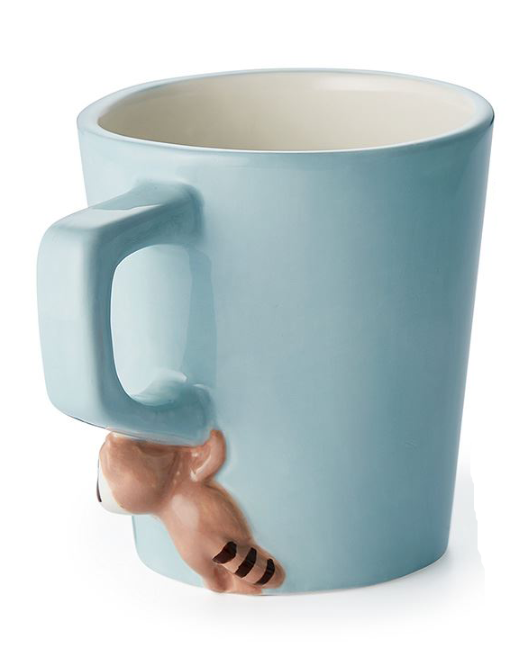 mug raton laveur dos