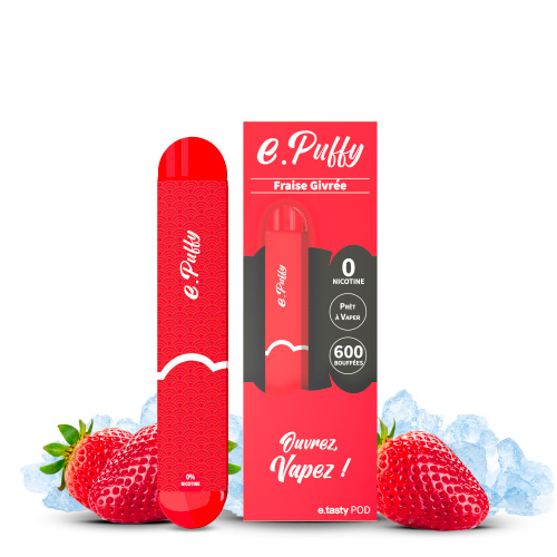 e-Puffy Fraise givrée - e-Tasty