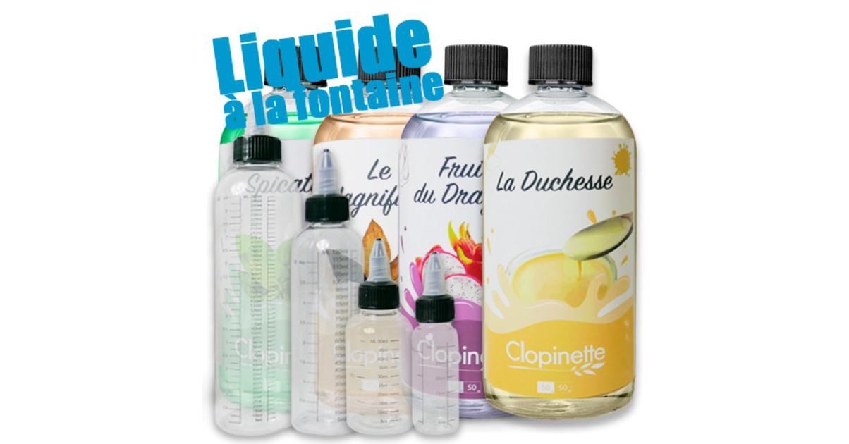 E-liquide  la Fontaine - E-Liquide en vrac - La petite vaporette