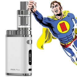 elfbar nachfüll pod läuft aus Pack cigarette-electronique Eleaf Pico Baby Noire et 5 x Résistances main image 0