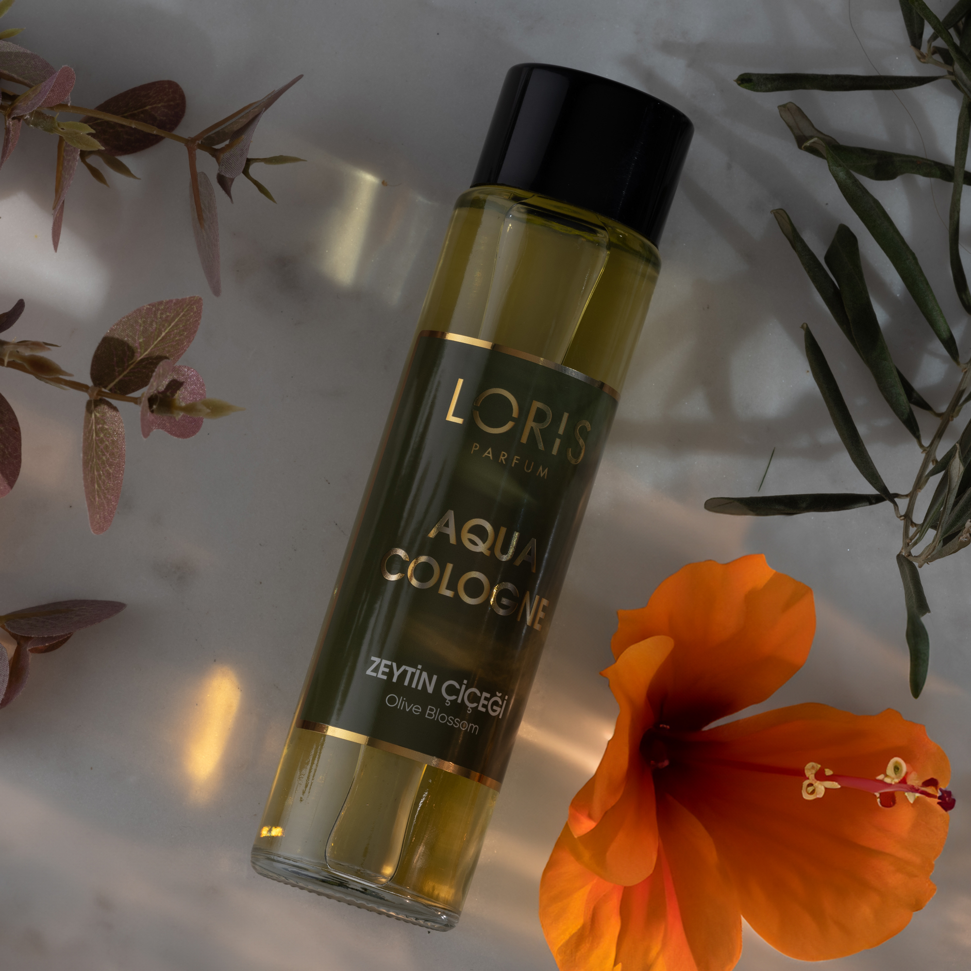 Aqua Cologne Olive Blossom Editorial